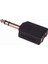 6.3 mm Stereo Erkek / 6.3 mm Stereo Dişi x 2 Çevirici Jack 1