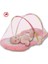 Katlanabilir Bebek Cibinlik Sineklik Seti, 92 cm - Pembe 1