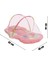 Katlanabilir Bebek Cibinlik Sineklik Seti, 92 cm - Pembe 2