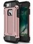 Apple iPhone SE 2022 / SE 2020 / iPhone 8 / iPhone 7 Kılıf Çift Katmanlı Zırh Koruma Tank Arka Kapak Rose Gold 1