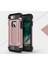 Apple iPhone SE 2022 / SE 2020 / iPhone 8 / iPhone 7 Kılıf Çift Katmanlı Zırh Koruma Tank Arka Kapak Rose Gold 2