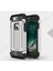 Apple iPhone SE 2022 / SE 2020 / iPhone 8 / iPhone 7 Kılıf Çift Katmanlı Zırh Koruma Tank Arka Kapak Gri 2