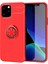 Apple iPhone 12 Pro Max Kılıf Autofocus Shockprof Ravel Yüzüklü Standlı Slikon Kapak Kırmızı 1