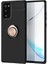 Note 20 Kılıf Autofocus Shockprof Ravel Yüzüklü Standlı Slikon Kapak Siyah-Rose Gold 1