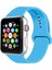 Apple Watch 1.2.3.4.5.6 Nesil Uyumlu 38 / 40 mm Uyumlu Spor Silikon Kordon 1