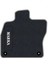 Renault Megane 3 2008-2016 Hatchback Uyumlu Siyah Halı Gri Kenar Paspas 2