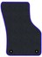 Honda Civic Euro Hatchback 2001- 2003 - 5 Kapı Siyah Halı Mavi Kenar Petek Topuk Halı Paspas 3