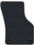 Honda Civic Euro Sedan 1995-2001 Siyah Halı Gri Kenar Deri Petek Topuk Paspas 3