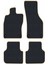Renault Twingo 1993-2012 Uyumlu Siyah Halı Bej Kenar Paspas 1