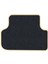 Honda Civic Euro Hatchback 2001- 2003 - 5 Kapı Siyah Halı Bej Kenar Baklava Topuk Halı Paspas 4