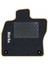 Renault Laguna 3 2007-2015 Siyah Halı Bej Kenar Baklava Topuk Halı Paspas 2