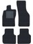 Honda Civic Eg 1991-1995 Hatchback Siyah Halı Gri Kenar Deri Petek Topuk Paspas 1