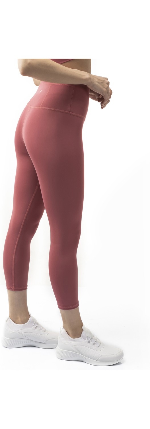 The Step Sports Straight Kadın Bordo Yüksek Bel Toparlayıcı, Sıkılaştırıcı Yoga Tayt 21" görsel 5