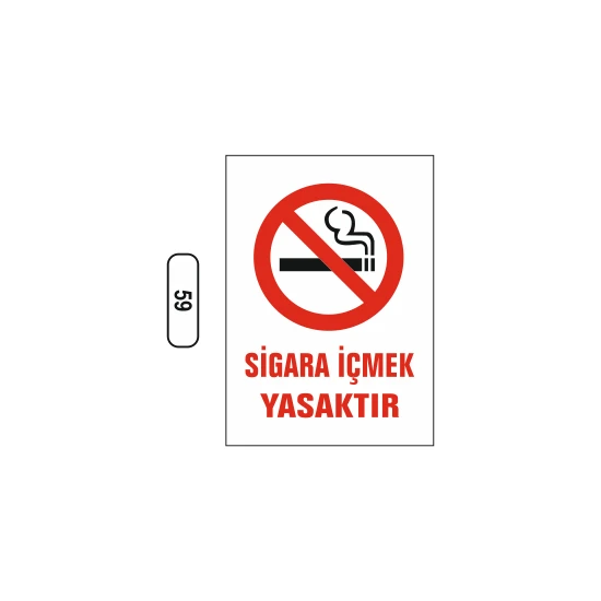 Gündoğdu Sigara Içmek Yasaktır Uyarı Ikaz Levhası