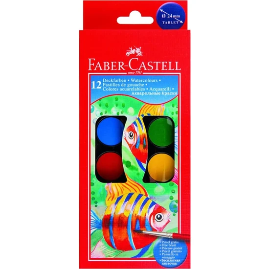 Faber-Castell Faber Castell 12'li Sulu Boya