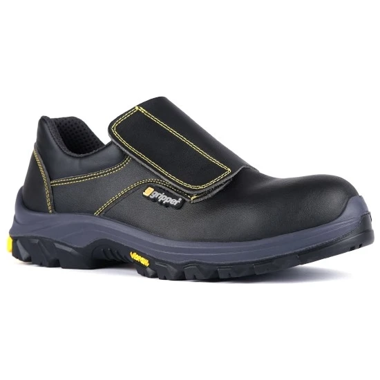 Gripper GPR-34 S3 Siyah Deri Kompozit Vibram Taban İş Güvenlik Ayakkabısı
