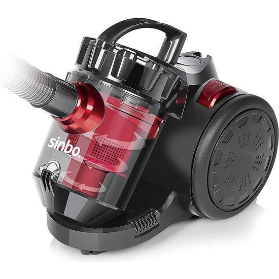 Sinbo Elektrikli Süpürge Cyclonic Torbasız Kırmızı SVC8605