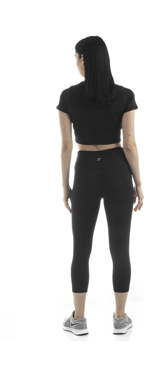 The Step Sports Straight Kadın Bordo Yüksek Bel Toparlayıcı, Sıkılaştırıcı Yoga Tayt 21" görsel 3