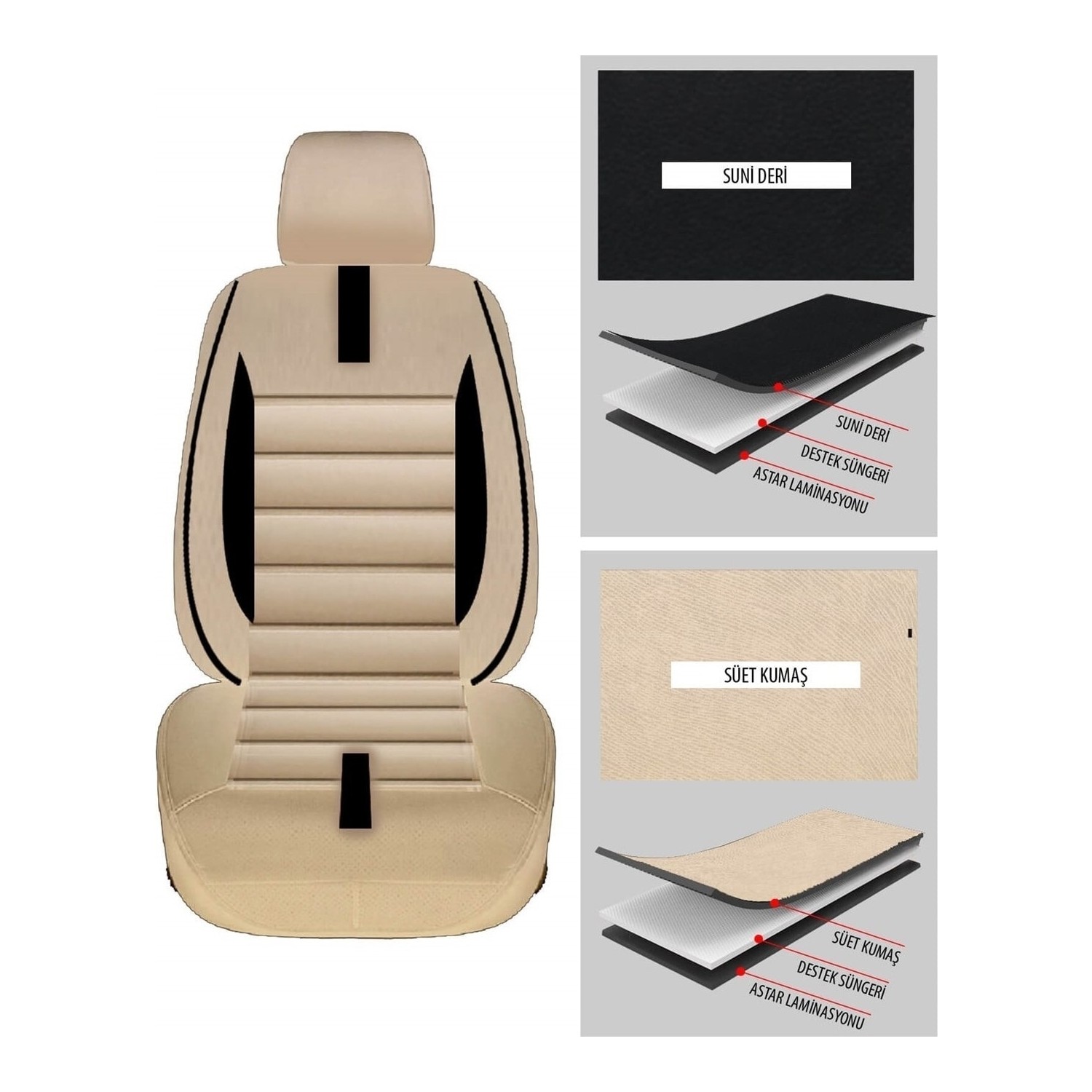 Max Tech Renault Broadway Deri Detayli Oto Koltuk Kilifi On Fiyati