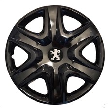 HMNL  Peugeot 605 14'' Inç Piano Black Siyah 4'lü Set Jant Kapağı Çelik Jant Görünümlü
