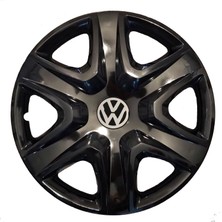 HMNL  Volkswagen Jetta 16'' Inç Piano Black 4'lü Set Jant Kapağı Çelik Jant Görünümlü