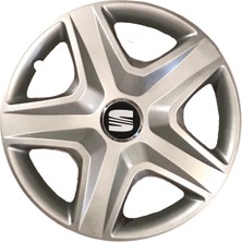 HMNL  Seat Ibiza 14'' Inç Gri 4'lü Set Jant Kapağı Çelik Jant Görünümlü