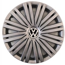 HMNL  Volkswagen Up Club 14'' Inç Gri 4'lü Set Jant Kapağı Çelik Jant Görünümlü