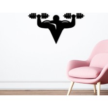 Bk Gift Gym Tasarımlı Ahşap Duvar Süsü-2