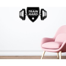Bk Gift Train Hard Tasarımlı Ahşap Duvar Süsü-2