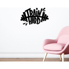 Bk Gift Train Hard Tasarımlı Ahşap Duvar Süsü-1