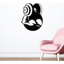 Bk Gift Gym Tasarımlı Ahşap Duvar Süsü-34