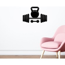 Bk Gift Gym Tasarımlı Ahşap Duvar Süsü-21