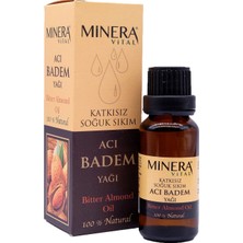 Minera Vital Acı Badem Yağı 20 ml Katkısız Içilebilir & Sürülebilir