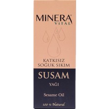 Minera Vital Susam Yağı 50 ml Katkısız Içilebilir & Sürülebilir