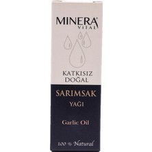 Minera Vital Sarımsak Yağı 20 ml Katkısız Içilebilir & Sürülebilir