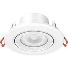 Jupiter LS458 B 5W Beyaz Işık 6500 K LED Spot Hareketli Sıva Altı
