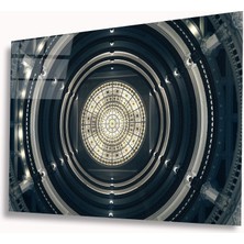 Idealizbiz Geometrik Mimari Cam Tablo 4mm Dayanıklı Temperli Cam