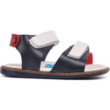 Şiringenç 210109 Lacivert-Beyaz-Kırmızı Comfort Erkek Çocuk Sandalet