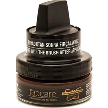 Fabcare Cam Kavanoz Kahve Krem Deri Ayakkabı Boyası