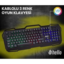 Hello HL-4730 Kablolu Oyuncu Gaming Klavye