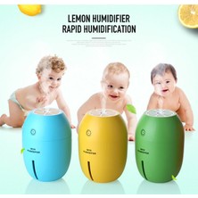 Pazariz 180 ml Limon Şeklinde Mini Oda Hava Nemlendirici Buhar Makinesi