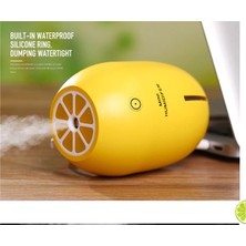 Pazariz 180 ml Limon Şeklinde Mini Oda Hava Nemlendirici Buhar Makinesi