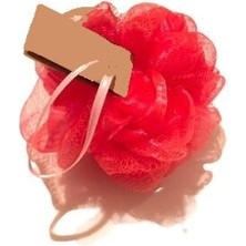 Pazariz Yumuşak Ponpon Duş Lifi Banyo Fırçası Kese Tekli