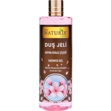 Naturix Bitkisel Aromatik Kokulu Japon Kirazı Duş Jeli Japon Kiraz Çiçeği Duş Jeli 400 ml 2'li Set