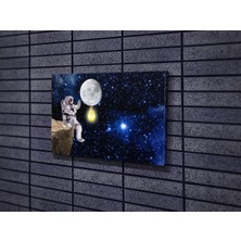 Tablo 360 Astronot Kanvas Tablo