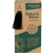 Natura Balance Organıc Saç Boyası 3 Koyu Kahve