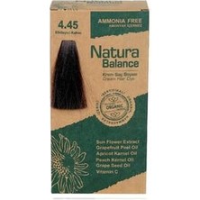 Natura Balance Organıc Saç Boyası 4.45 Etkileyici Kahve