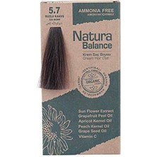 Natura Balance Organıc Saç Boyası 5.7 Buzlu Kahve