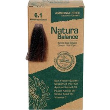 Natura Balance Organıc Saç Boyası 6.1 Küllü Koyu Kumral