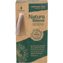 Natura Balance Organıc Saç Boyası 8 Açık Kumral